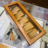 Hộp Đồng Hồ Có Khóa Màu Vân Gỗ 5 Ô (5)
