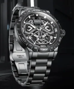 Đồng Hồ Mark Fairwhale Chính Hãng 5940 Cơ Lộ Máy Automatic 46mm (6)